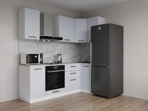 Кухонный гарнитур угловой Смоки 2200*1000 (Стол. 26мм) в Югорске - yugorsk.mebel24.online | фото