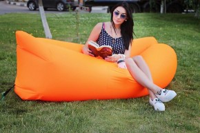 Лежак надувной Lamzac Airpuf Оранжевый в Югорске - yugorsk.mebel24.online | фото 2