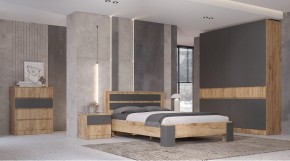 ЛЕНОРА Спальный гарнитур (модульный) графит в Югорске - yugorsk.mebel24.online | фото 1