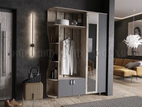 ЛИКА №1 Прихожая ЛДСП (графит/дуб юкон) в Югорске - yugorsk.mebel24.online | фото