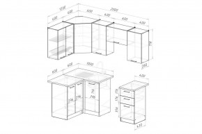 ЛИОРА Кухонный гарнитур Оптима 5 (1200*2000 мм) в Югорске - yugorsk.mebel24.online | фото 2