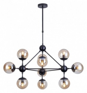 Люстра на штанге Arte Lamp Bolla A1664SP-10BK в Югорске - yugorsk.mebel24.online | фото