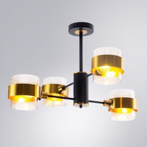 Люстра на штанге Arte Lamp Carlo A8205SP-4BK в Югорске - yugorsk.mebel24.online | фото 2