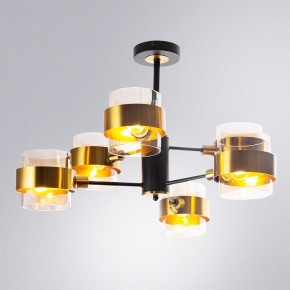 Люстра на штанге Arte Lamp Carlo A8205SP-6BK в Югорске - yugorsk.mebel24.online | фото 2