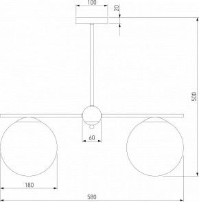 Люстра на штанге Eurosvet Marbella 60147/3 латунь в Югорске - yugorsk.mebel24.online | фото 4