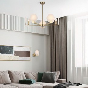Люстра на штанге Eurosvet Marble 60158/5 латунь в Югорске - yugorsk.mebel24.online | фото 2