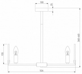 Люстра на штанге Eurosvet Marble 60158/5 латунь в Югорске - yugorsk.mebel24.online | фото 3