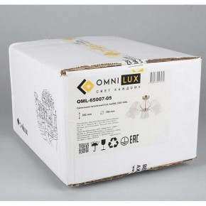 Люстра на штанге Omnilux Rapallo OML-65007-05 в Югорске - yugorsk.mebel24.online | фото 5