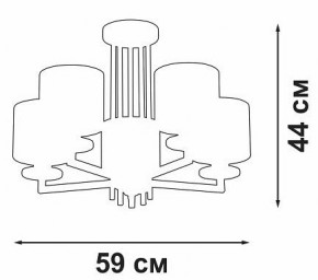 Люстра на штанге Vitaluce V3069 V3069-8/5PL в Югорске - yugorsk.mebel24.online | фото 3
