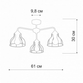 Люстра на штанге Vitaluce V3102 V3102-1/3PL в Югорске - yugorsk.mebel24.online | фото 2