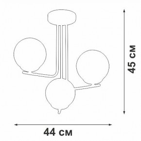Люстра на штанге Vitaluce V49420 V49420-8/3PL в Югорске - yugorsk.mebel24.online | фото 2
