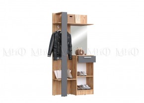 МАРТИНА Прихожая (модульная) дуб крафт/графит в Югорске - yugorsk.mebel24.online | фото 3