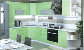 Модульная кухня Ксения Олива в Югорске - yugorsk.mebel24.online | фото 1