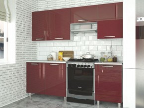 Модульная кухня Танго бордо в Югорске - yugorsk.mebel24.online | фото 2