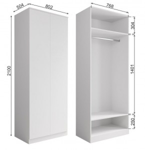 МОРИ МШ 800.1 Шкаф (графит) в Югорске - yugorsk.mebel24.online | фото 2