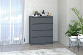 МС "Хилтон" Комод №1 800 (4 ящ.) графит в Югорске - yugorsk.mebel24.online | фото