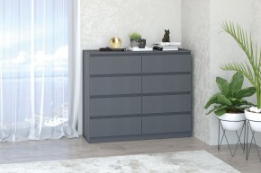 МС "Хилтон" Комод №3 1200 (8 ящ.) графит в Югорске - yugorsk.mebel24.online | фото