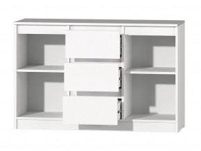 МС "Хилтон" Комод №4 1200 (белый текстурный) в Югорске - yugorsk.mebel24.online | фото 3