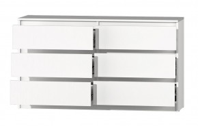 МС "Хилтон" Комод №5 1400 (6 ящ.) белый текстурный в Югорске - yugorsk.mebel24.online | фото 3