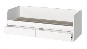 МС "Хилтон" Кровать 0,8 (Белый текстурный) 800*2000 в Югорске - yugorsk.mebel24.online | фото