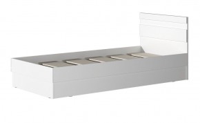 МС "Хилтон" Кровать 0,9 (Белый текстурный) 900*2000 в Югорске - yugorsk.mebel24.online | фото