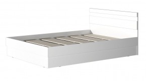 МС "Хилтон" Кровать 1,4 (Белый текстурный) 1400*2000 в Югорске - yugorsk.mebel24.online | фото