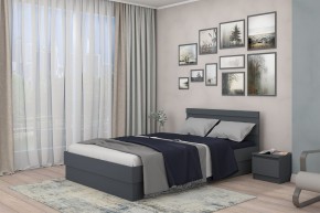 МС "Хилтон" Кровать 1,4 (графит) в Югорске - yugorsk.mebel24.online | фото