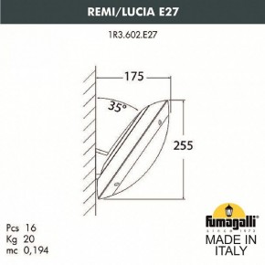 Накладной светильник Fumagalli Lucia 1R3.602.000.LYE27 в Югорске - yugorsk.mebel24.online | фото 2