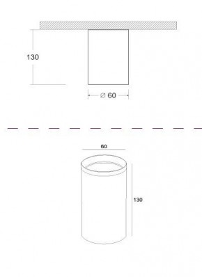Накладной светильник Maytoni Focus C010CL-01GF в Югорске - yugorsk.mebel24.online | фото 2