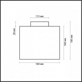 Накладной светильник Odeon Light Cross 2407/1C в Югорске - yugorsk.mebel24.online | фото 2