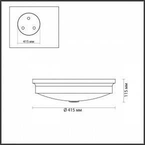 Накладной светильник Odeon Light Marsei 4824/4C в Югорске - yugorsk.mebel24.online | фото 4