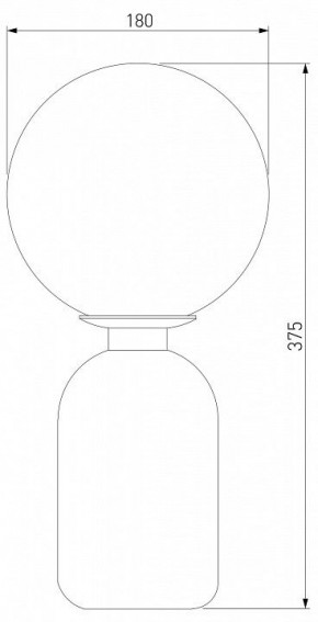 Настольная лампа декоративная Eurosvet Bubble 01197/1 белый в Югорске - yugorsk.mebel24.online | фото 2