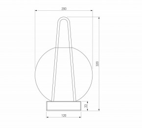 Настольная лампа декоративная Eurosvet Frasco 80507/1 черный в Югорске - yugorsk.mebel24.online | фото 3