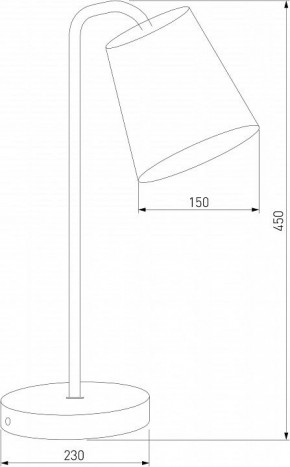 Настольная лампа декоративная Eurosvet Montero 01134/1 белый в Югорске - yugorsk.mebel24.online | фото 3