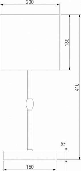 Настольная лампа декоративная Eurosvet Notturno 01162/1 черный в Югорске - yugorsk.mebel24.online | фото 4