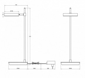 Настольная лампа декоративная Maytoni Fad MOD070TL-L8W3K в Югорске - yugorsk.mebel24.online | фото 3