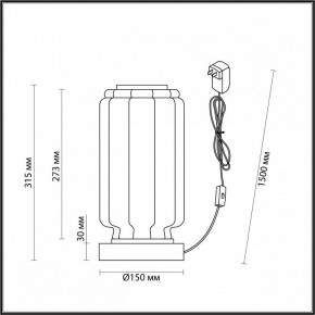 Настольная лампа декоративная Odeon Light Jam 5408/10TL в Югорске - yugorsk.mebel24.online | фото 4