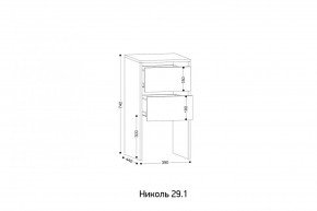 НИКОЛЬ 25 Шкаф 5-ти створчатый в Югорске - yugorsk.mebel24.online | фото 7