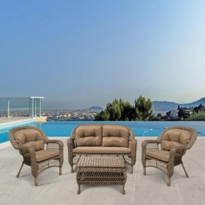 Плетеный комплект для отдыха LV-520BB Beige/Beige в Югорске - yugorsk.mebel24.online | фото 2