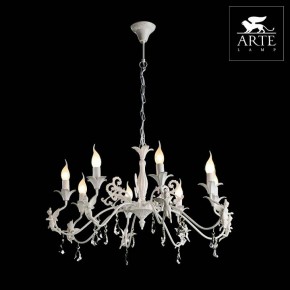 Подвесная люстра Arte Lamp Angelina A5349LM-8WH в Югорске - yugorsk.mebel24.online | фото 2