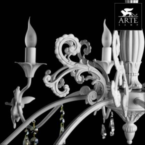Подвесная люстра Arte Lamp Angelina A5349LM-8WH в Югорске - yugorsk.mebel24.online | фото 6