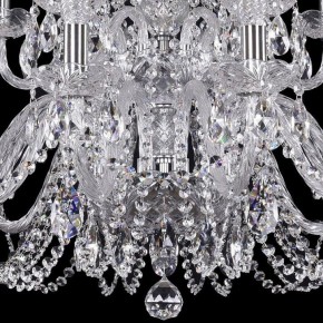 Подвесная люстра Bohemia Ivele Crystal 1402 1402/12+6/300/2d/Ni в Югорске - yugorsk.mebel24.online | фото 3