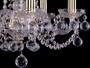 Подвесная люстра Bohemia Ivele Crystal 1402 1402/5/141/G/Balls в Югорске - yugorsk.mebel24.online | фото 2