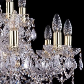 Подвесная люстра Bohemia Ivele Crystal 1411 1411/10+5/240/G/Leafs в Югорске - yugorsk.mebel24.online | фото 2