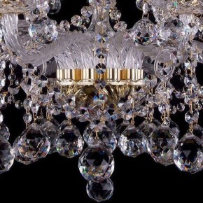 Подвесная люстра Bohemia Ivele Crystal 1413 1413/10+5/300/G/Balls в Югорске - yugorsk.mebel24.online | фото 4