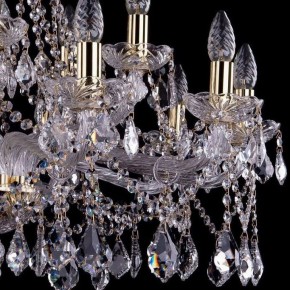 Подвесная люстра Bohemia Ivele Crystal 1413 1413/10+5/300/G/Leafs в Югорске - yugorsk.mebel24.online | фото 2