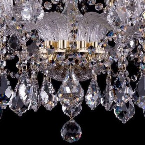 Подвесная люстра Bohemia Ivele Crystal 1413 1413/10+5/300/G/Leafs в Югорске - yugorsk.mebel24.online | фото 3