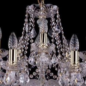 Подвесная люстра Bohemia Ivele Crystal 1413 1413/10+5/300/G/Leafs в Югорске - yugorsk.mebel24.online | фото 4