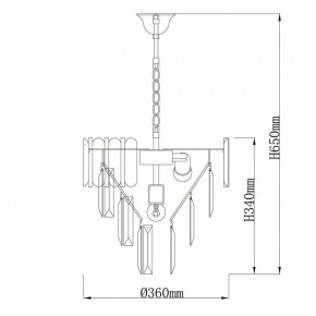 Подвесная люстра De City Бриз 35 111014205 в Югорске - yugorsk.mebel24.online | фото 8