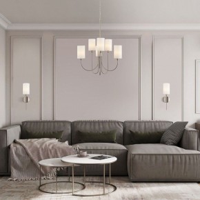 Подвесная люстра Eurosvet Abbey 60164/6 никель в Югорске - yugorsk.mebel24.online | фото 3